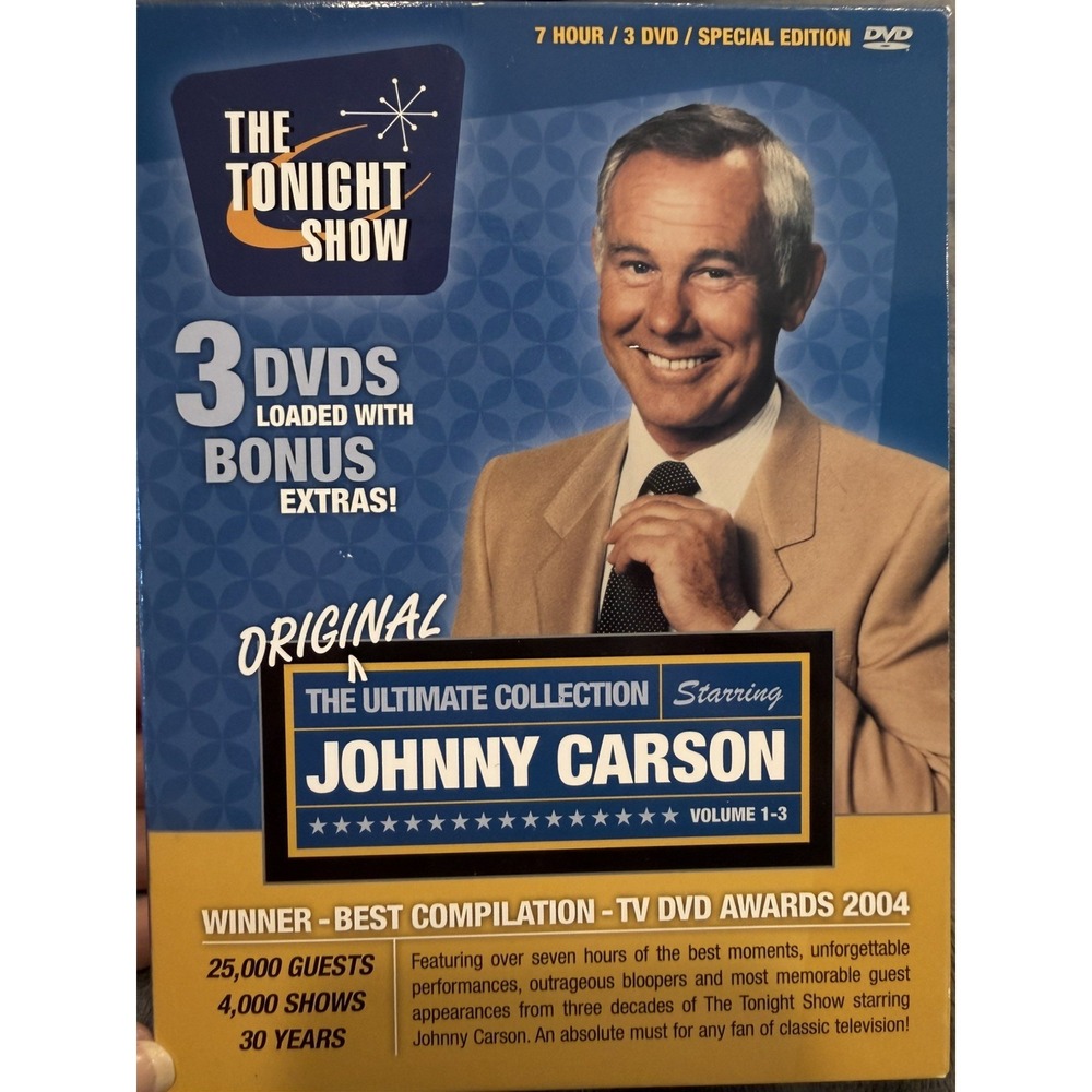 The Tonight Show DVD The Ultimate Collection Starring Johnny Carson Vol 1-3